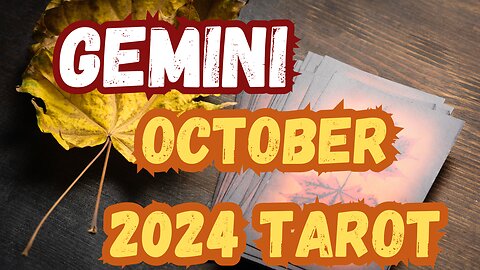 Gemeni ♊️ - Saving yourself! October 2024 evolutionary tarot Reading #gemini #tarot #tarotary