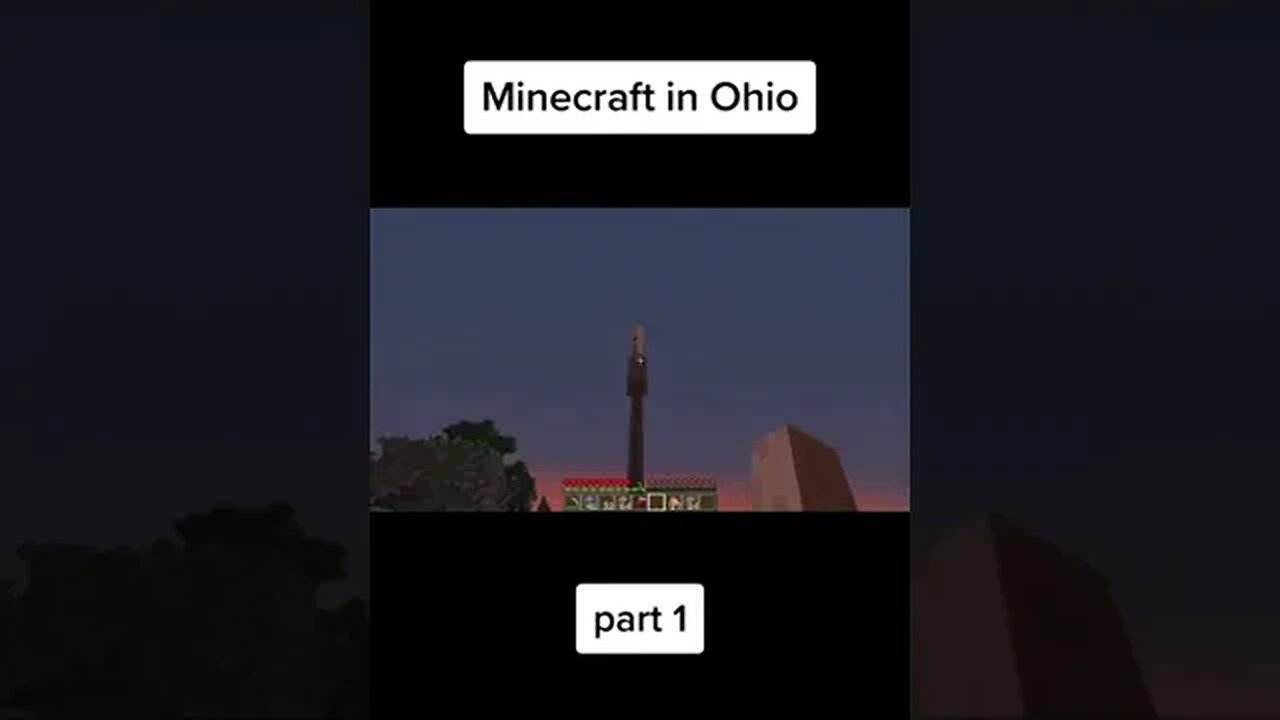 Minecraft in Ohio 💀💀 #shorts