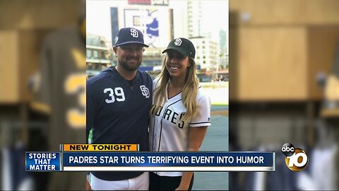 Padres star turns terrifying event into comedy for a cause