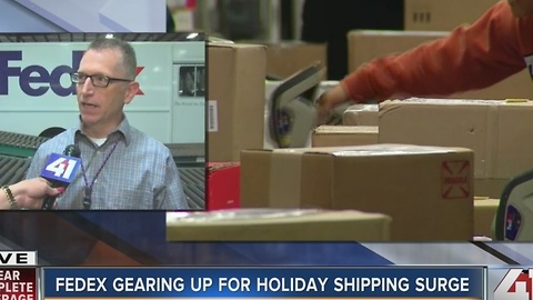 FedEx gearing up for holiday shipping surge