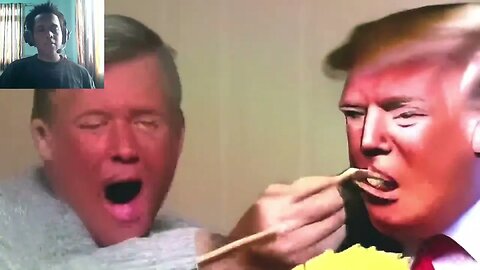 NOBODY REACTS TO SPAGHETTI PARTY TRUMP AND BIDEN