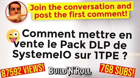 😜 Comment mettre en vente le Pack DLP de SystemeIO sur 1TPE ?