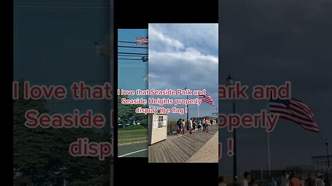 Do you know what’s wrong with this picture? In America there’s proper flag etiquette!