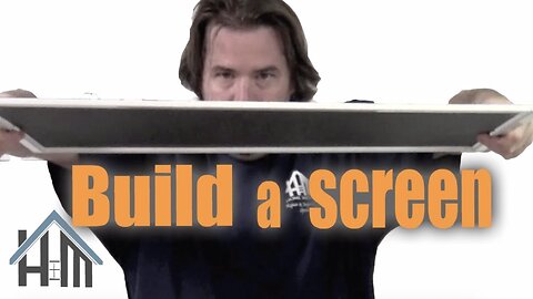 How to build a screen for a window. Make a screen. Any size! Easy! Home Mender