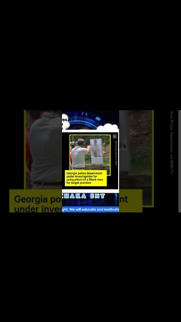 Georgia police apologized for using image of black man for target practice