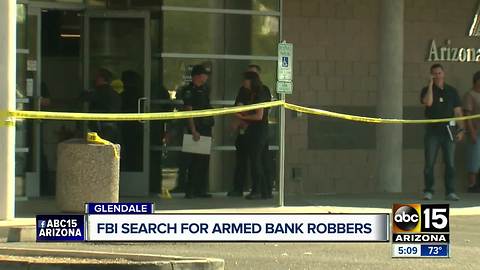 FBI asking for public's help solving Glendale bank robbery