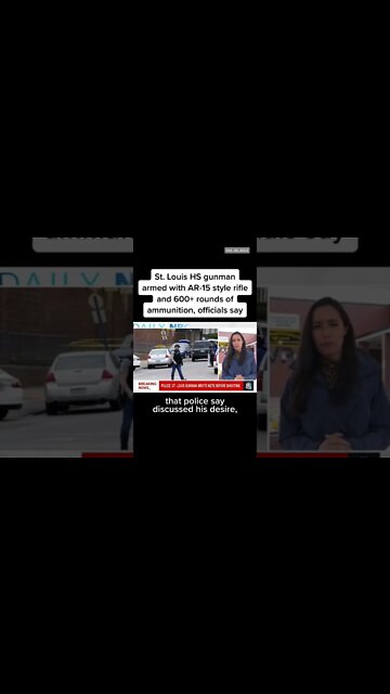 The gunman who killed two people at a #StLouis high school was armed with an AR-15 style rifle