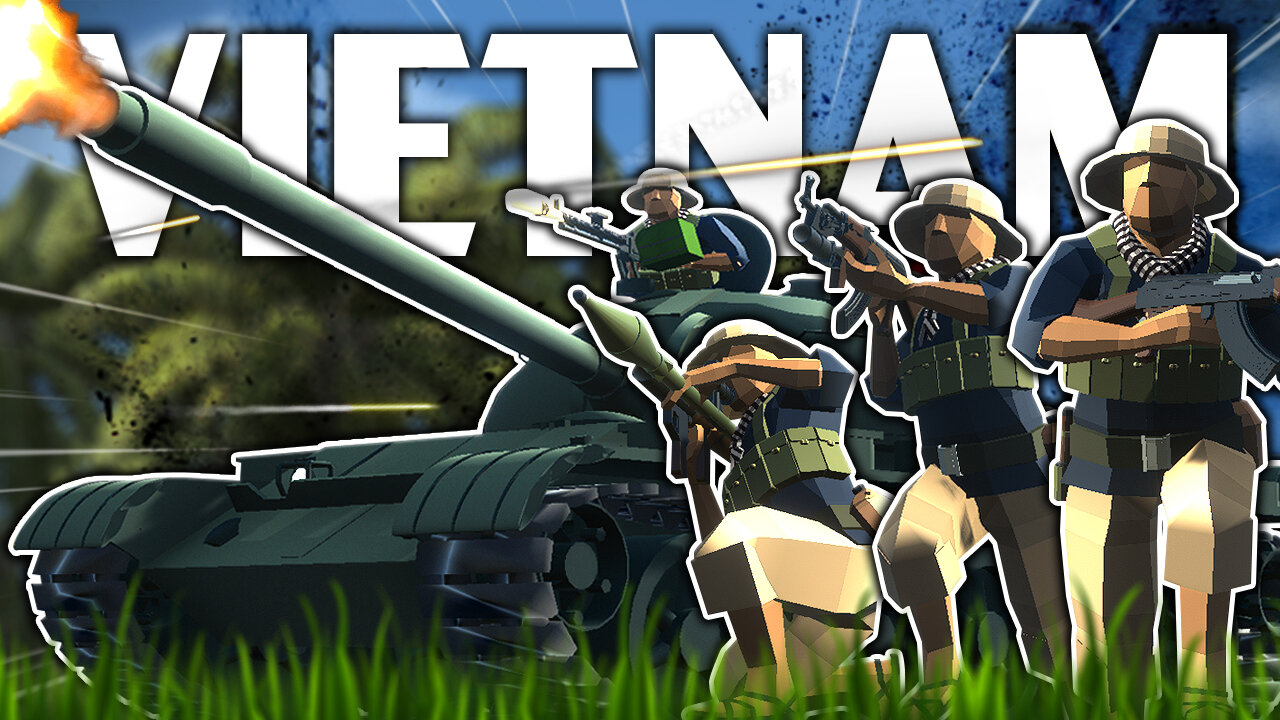 Vietnam Battle Simulator Cinematic! NEW Ravenfield VIETNAM WAR Mods!?