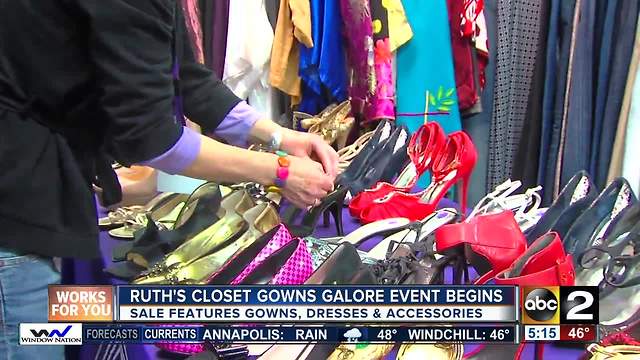 Ruth’s Closet’s Gowns Galore event begins