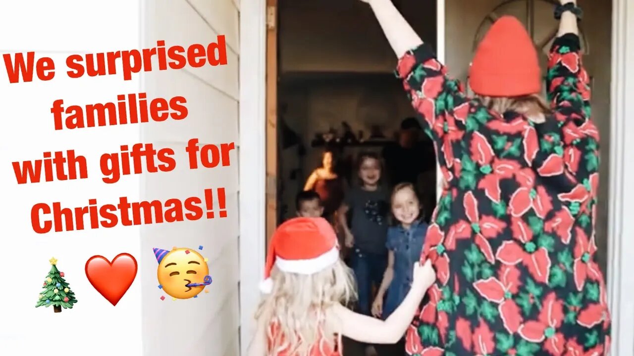 We surprised families for Christmas! (Hyundai helped!)