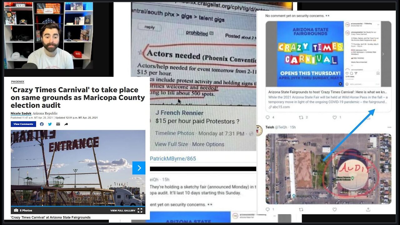 I Want Off This Ride! | 'Crazy Times Carnival' Sets Up Outside AZ Audit!