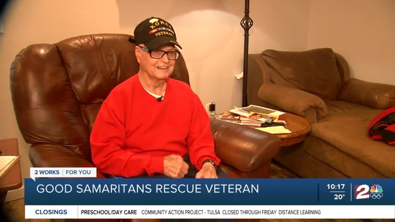 Skiatook strangers save veteran from house fire