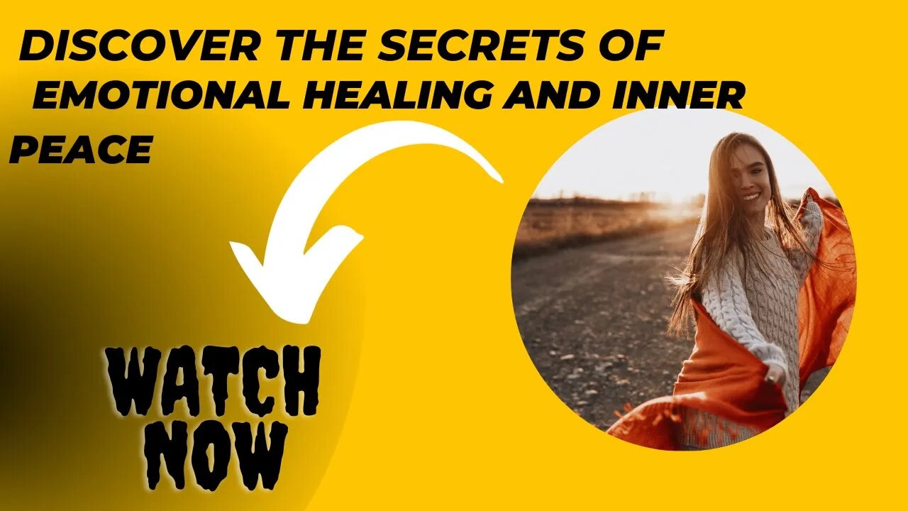 Unlocking Inner Peace: Your Journey to Emotional Healing Begins Now!"