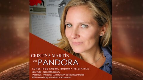 PANDORA #297: Entrevista en directo a CRISTINA MARTÍN JIMÉNEZ