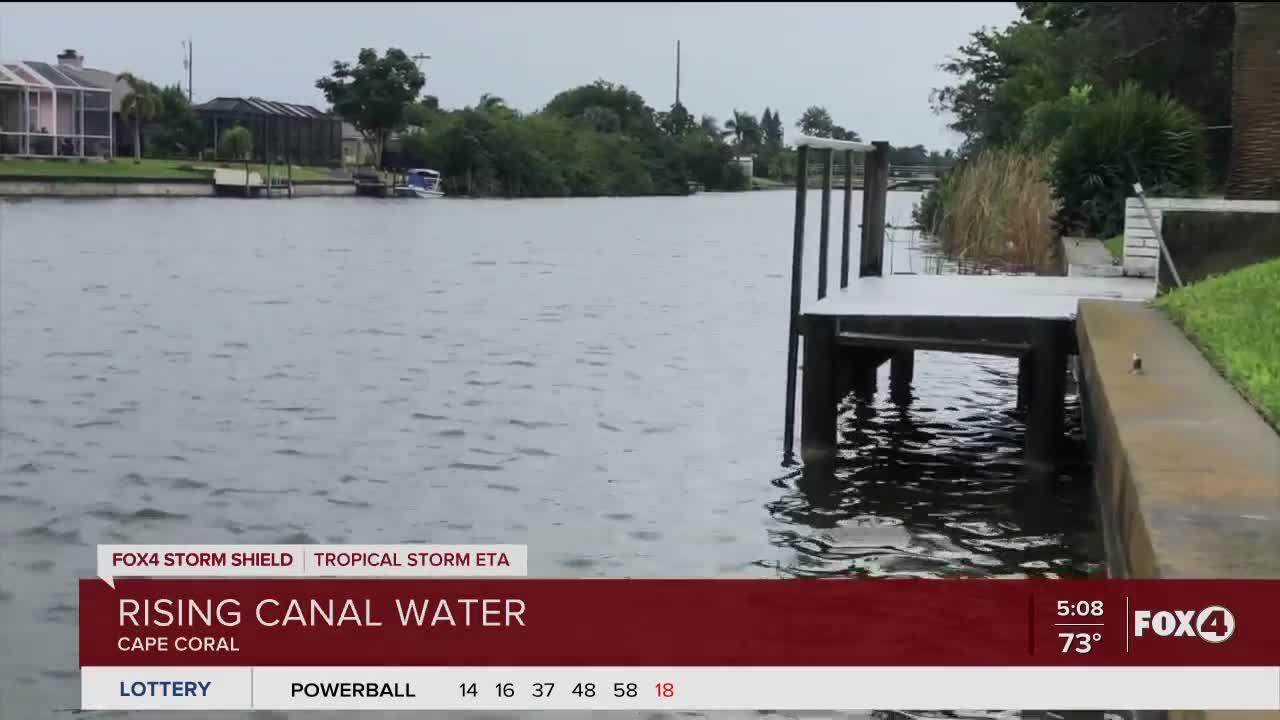 Rising water expected in canals in Southwest Florida
