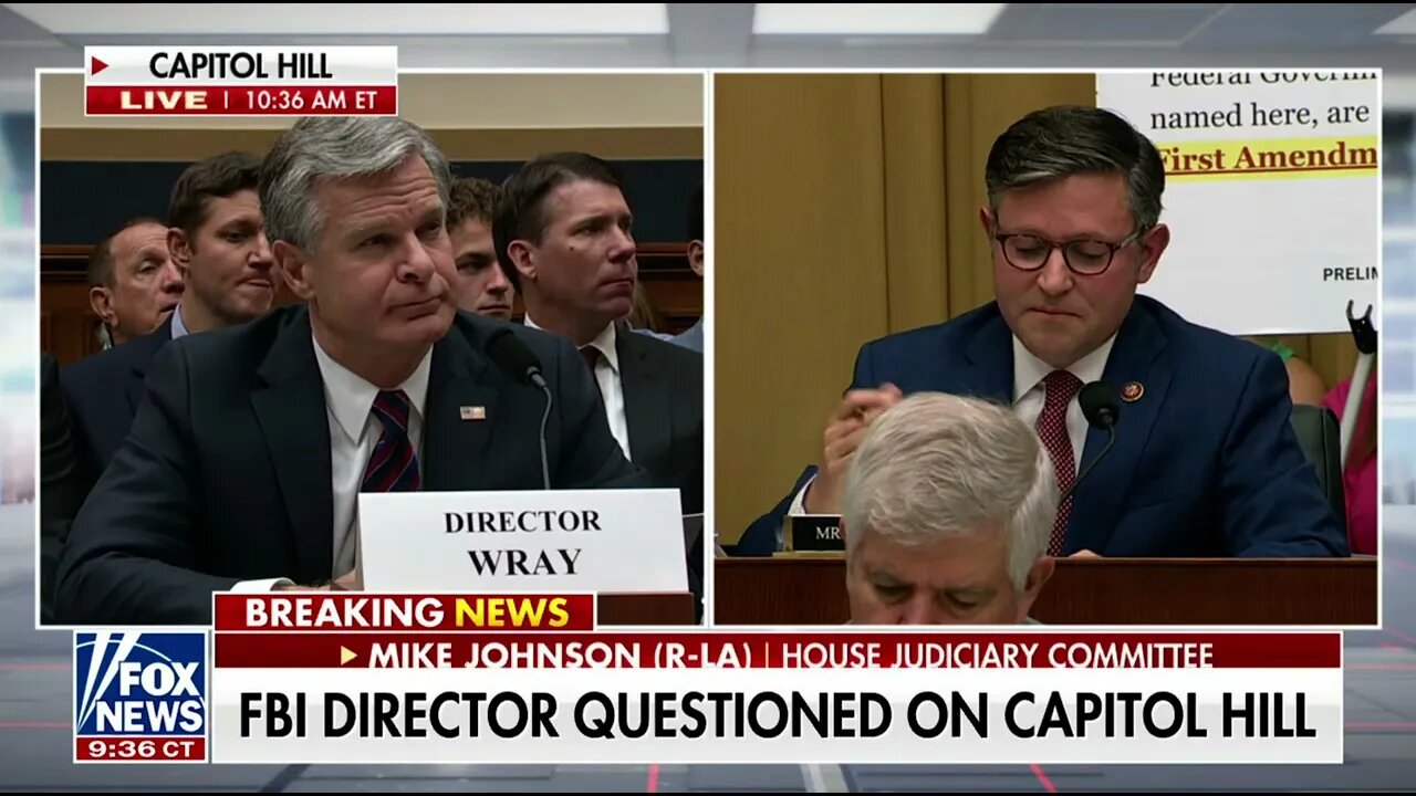 Rep Johnson Questions FBI Director Wray