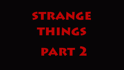 Strange Things/ School shooting part 2