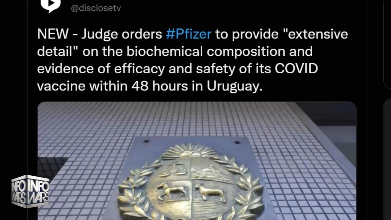 Judge Orders Pfizer To Turn Over Vaccine Ingredients Within 48 Hours