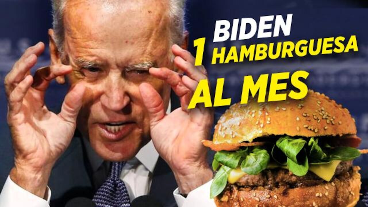 🍔El PLAN CLIMÁTICO de BIDEN propone COMER UNA HAMBURGUESA al MES