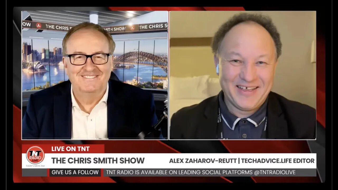 Alex talks tech on the Chris Smith Show, Wednesday Dec 6, 2023 - Cyber Wednesdays!