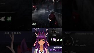 #vtuber dunks on killer in #dbd #dbdshorts #dbdclips #vtuberen #smallyoutuber #horrorgaming