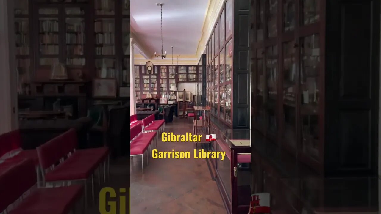 Inside Gibraltar Garrison Library #shorts