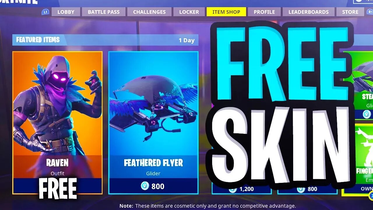 How To Get "Raven" SKIN for FREE in Fortnite Battle Royale!