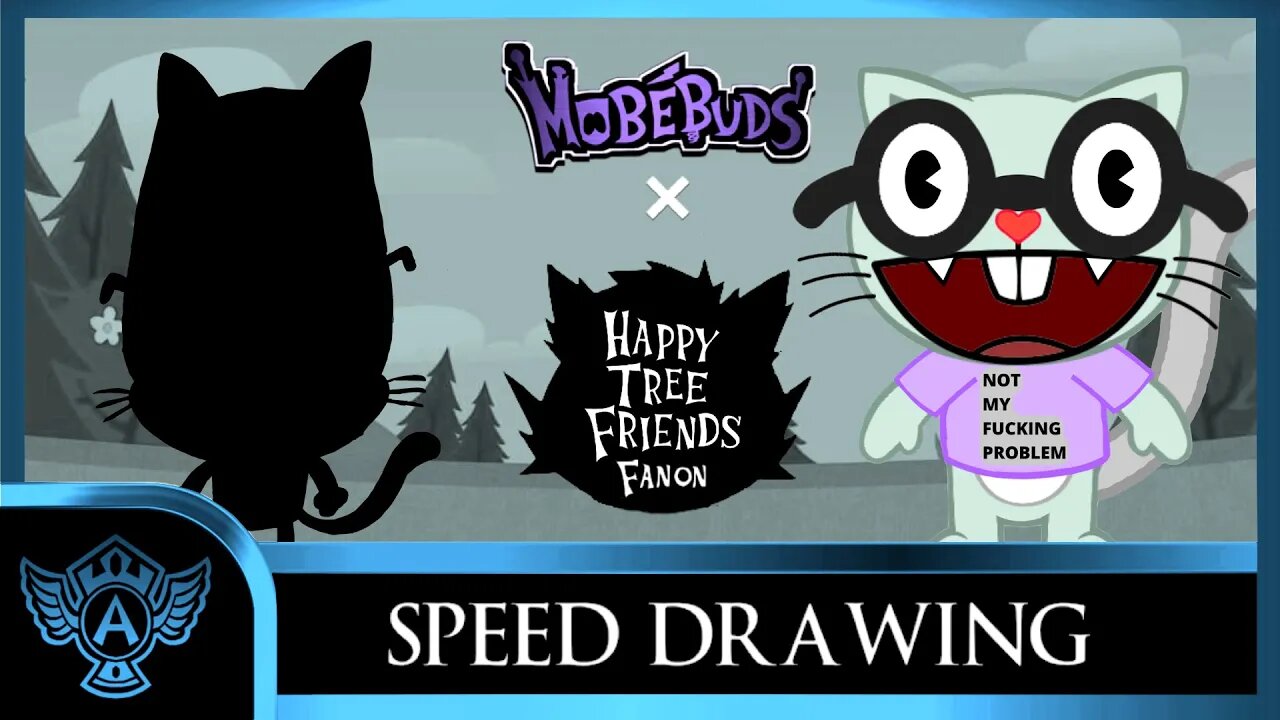 Speed Drawing: Happy Tree Friends Fanon - Brenton | Mobebuds Style