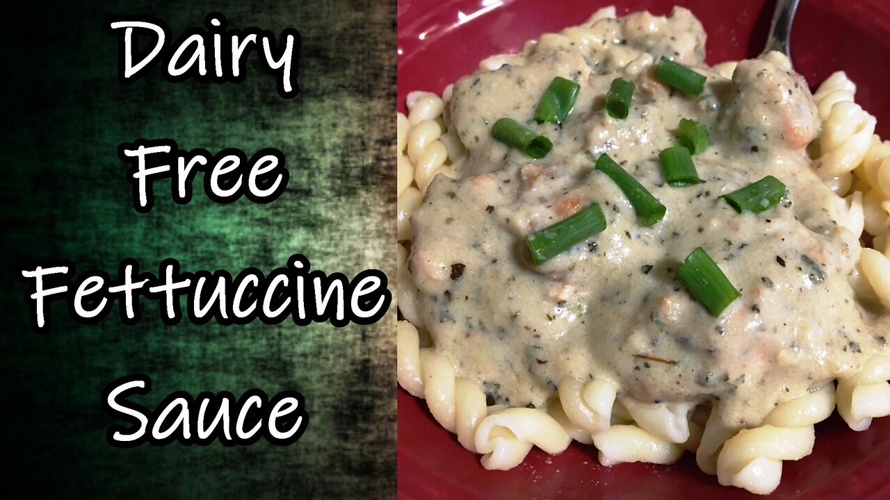 How to Make a Dairy Free Fettuccine Sauce