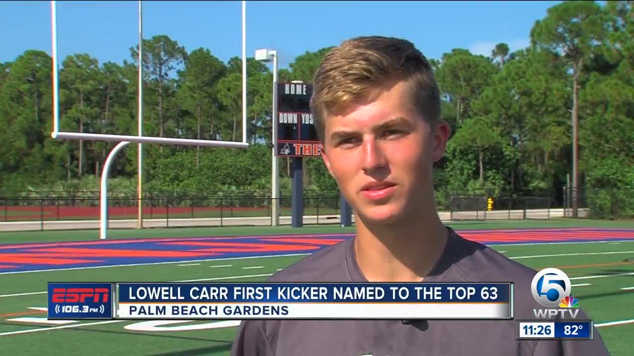 Lowell Carr Kicking HIs Way Into History