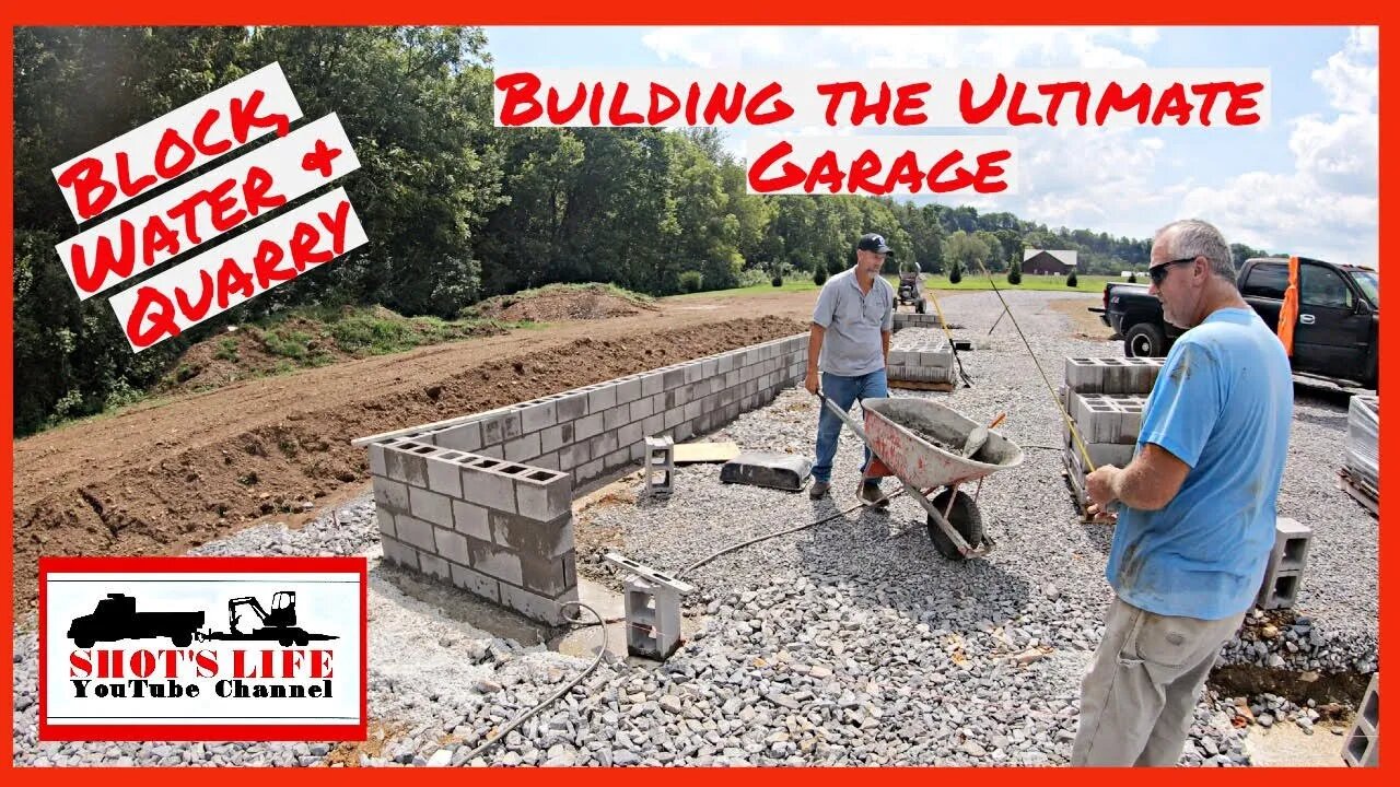 Building the Ultimate Garage | EPS 7 | Block, Waterline, Quarry | Shots Life