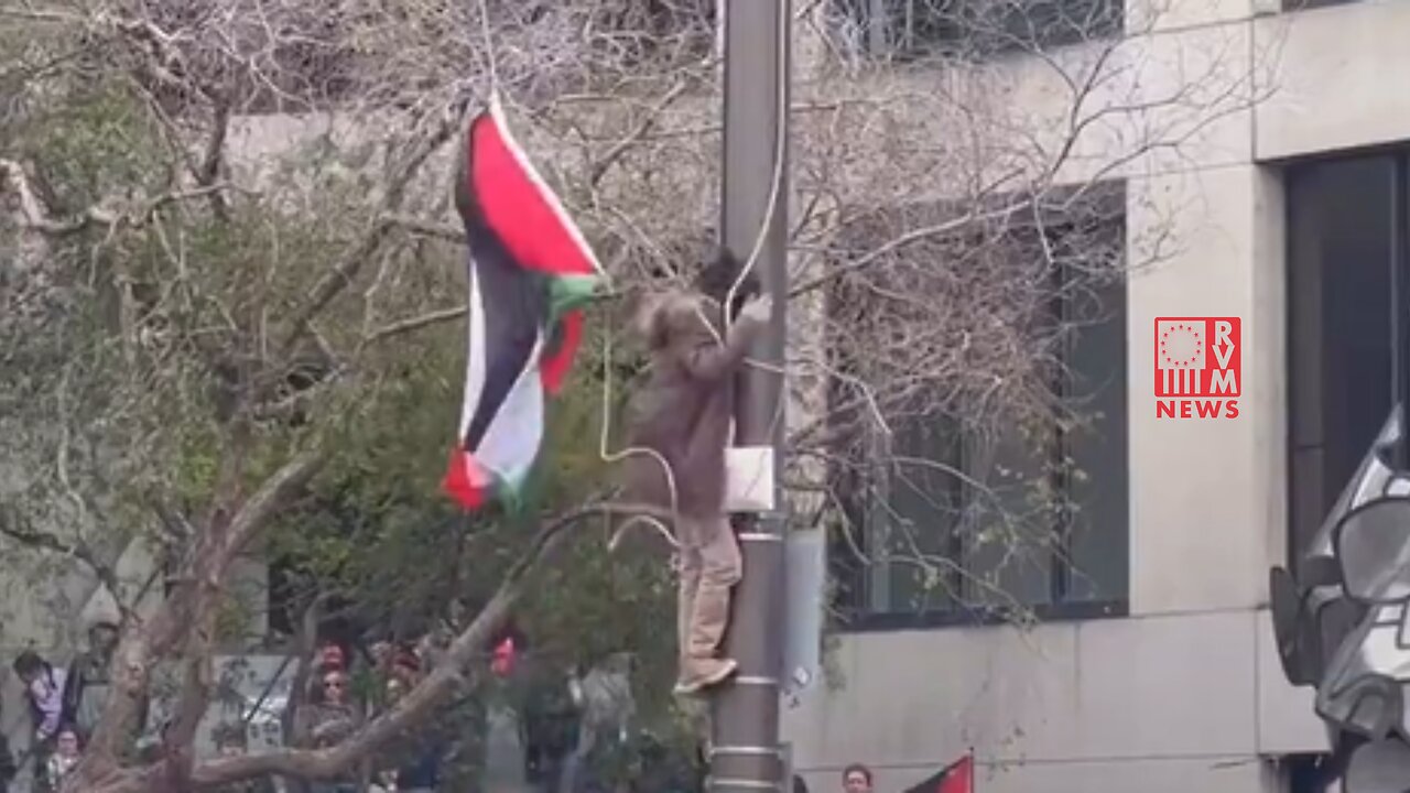 Terrorist Sympathizers Replace The American Flag In Nancy Pelosi's Back Yard Of San Francisco