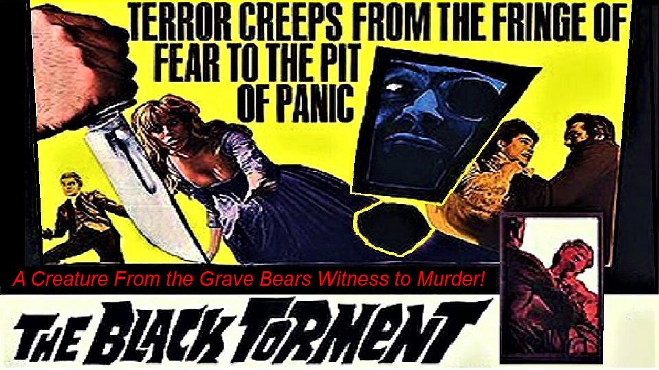 THE BLACK TORMENT 1964 Man Returns from a Trip to Find He's Now a Murder Suspect FULL MOVIE HD & W/S