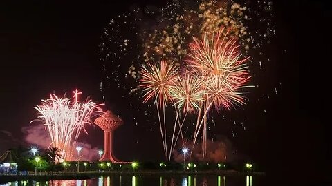 Fire works Al khobar 2023 National Day #nationalday #saudiarabia #ksa