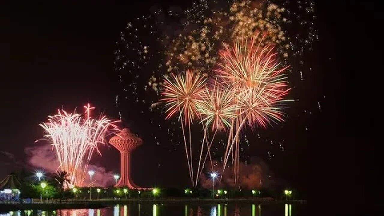 Fire works Al khobar 2023 National Day #nationalday #saudiarabia #ksa