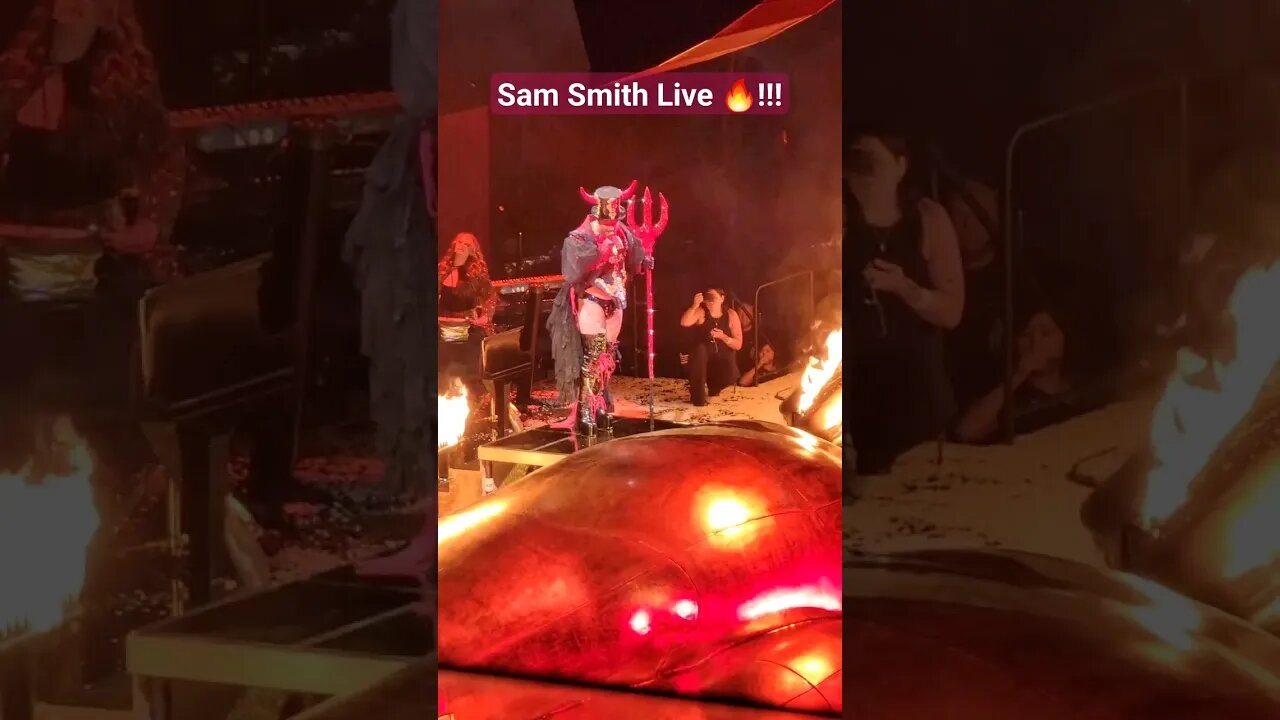 Sam Smith Live is Fire 🔥 #SamSmith #live #fire #shorts #concert #Gloria #nyc #msg