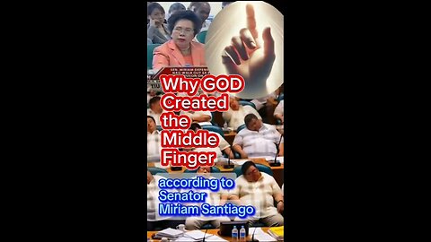 Why GOD Created The Middle Finger