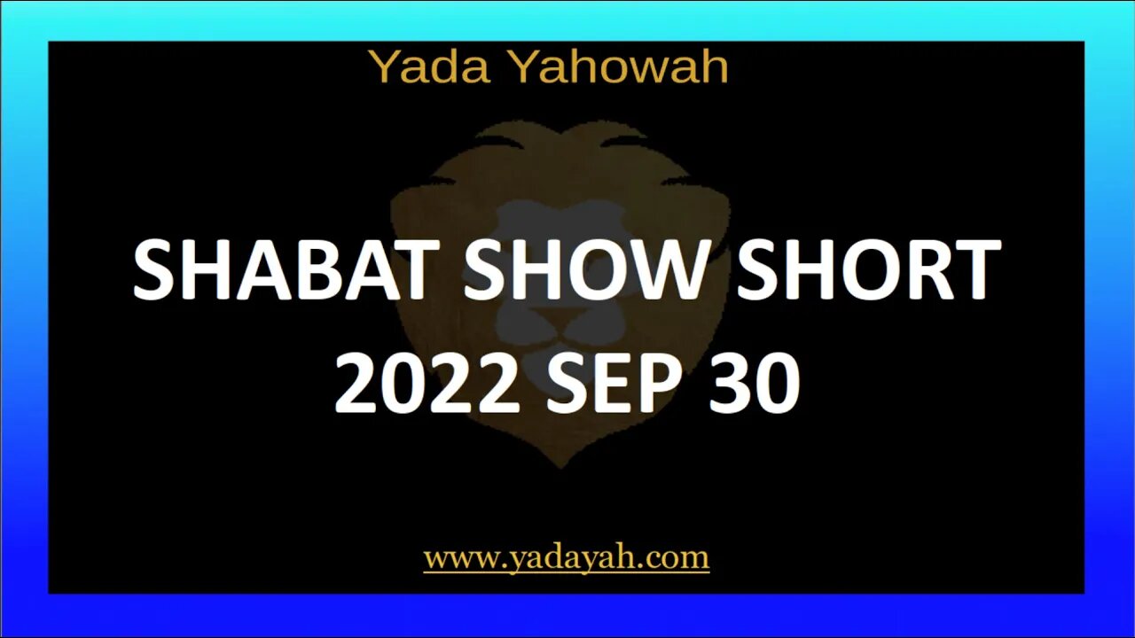 Shabat Show Short 2022 Sep 30