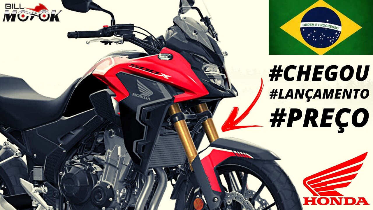 Lançamento HONDA BRASIL: A nova CB 500X 2022 atualizada chegou de SURPRESA, veja quanto custa fera.