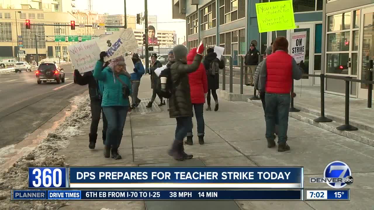 Denver Public Schools says 2,100 teachers called out Monday