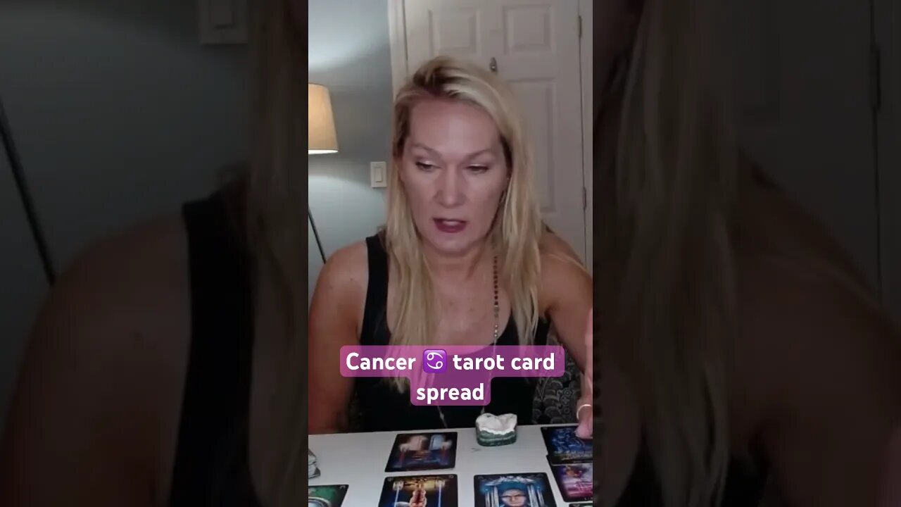 Cancer tarot card spread #cancer #tarot #shorts