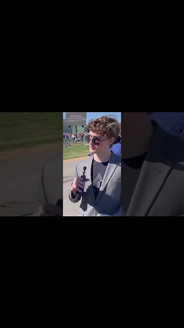 We interviewed Trump supporters at his rally, goes HORRIBLY WRONG #shorts