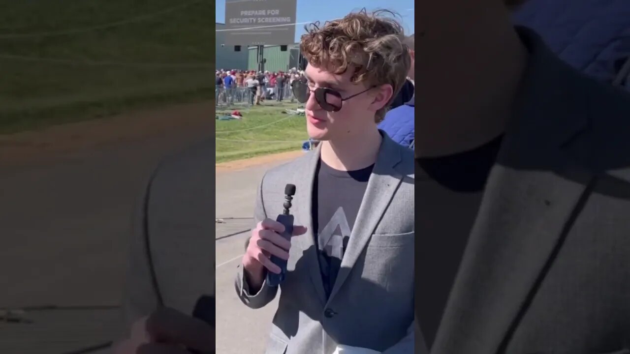 We interviewed Trump supporters at his rally, goes HORRIBLY WRONG #shorts