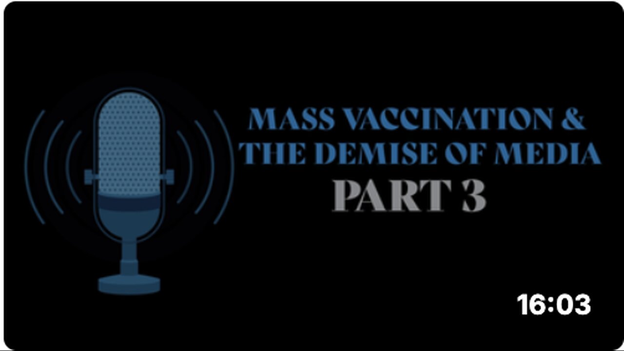 Mass Vaccination and the demise of MEDIA figures - Part 3