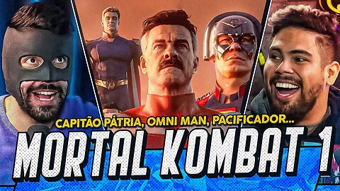 QUE LOUCURA! MORTAL KOMBAT 1 (Omni Man, Pacificador e Capitão Pátria) ESPECIAL MK1 | The Nerds #134