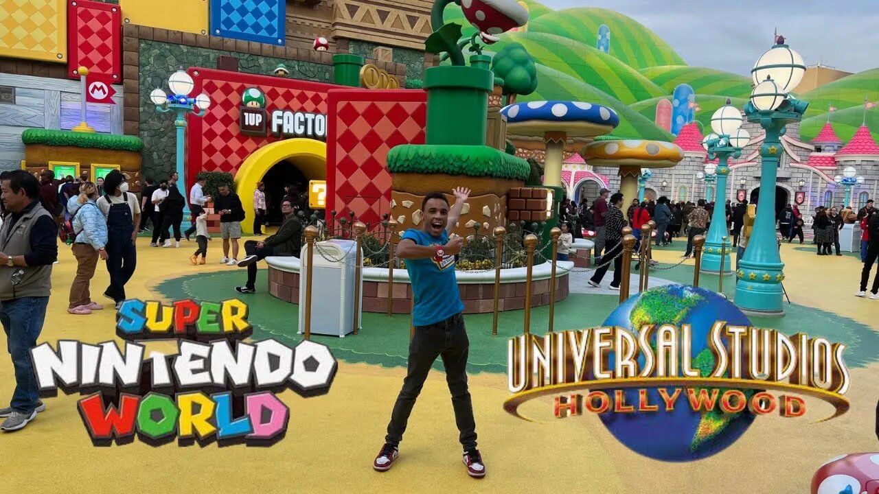 I WENT TO SUPER NINTENDO WORLD SOFT OPENING! | Take A Look Inside! | Universal Studios Hollywood