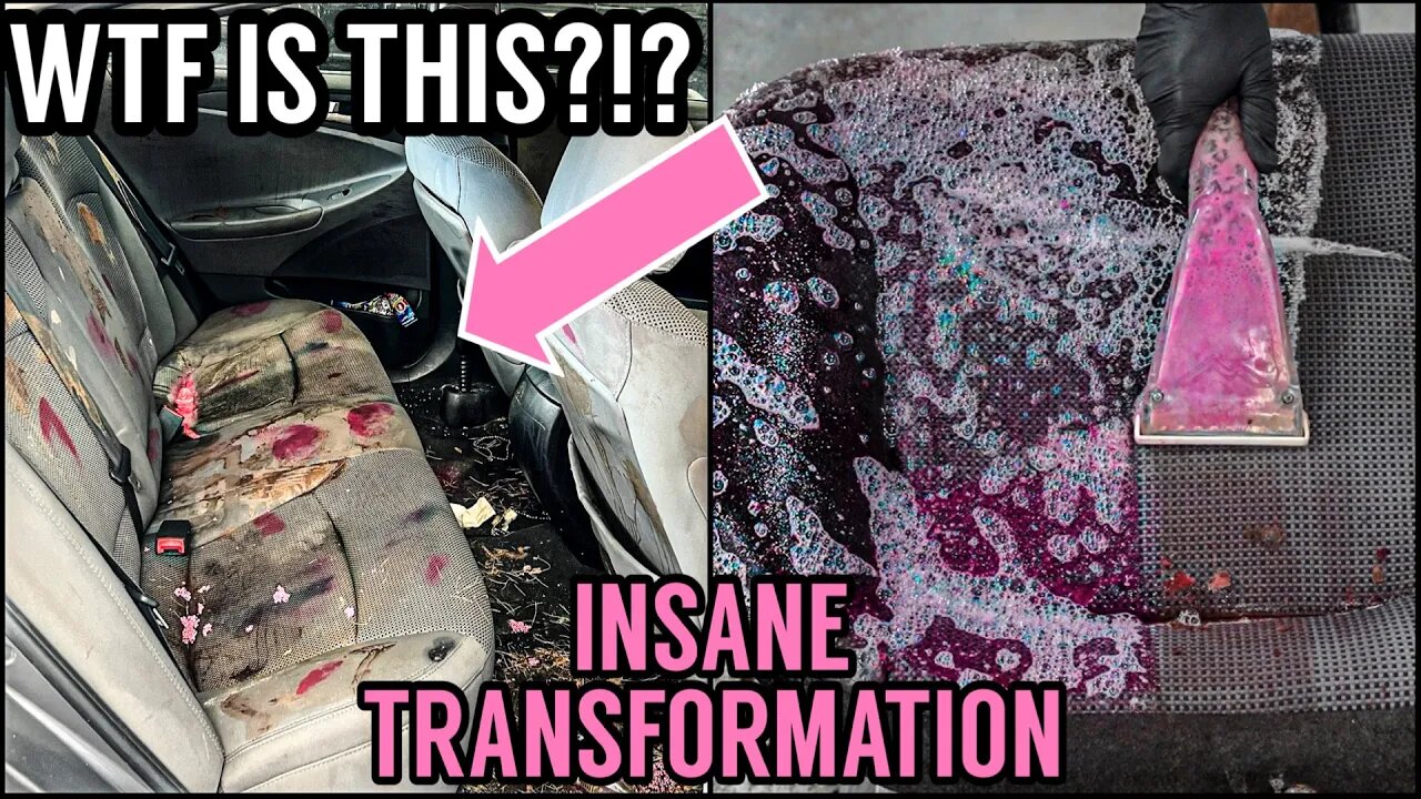 Deep Cleaning The NASTIEST REPO Car Ever! | Insanely Satisfying Car Detailing Transformation How To!