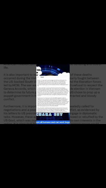 HCM was responding to atrocities