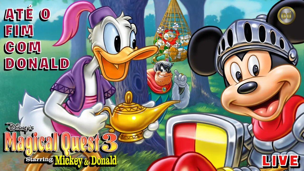 [🔴Live] Magical Quest 3 SNES Até o fim com Donald