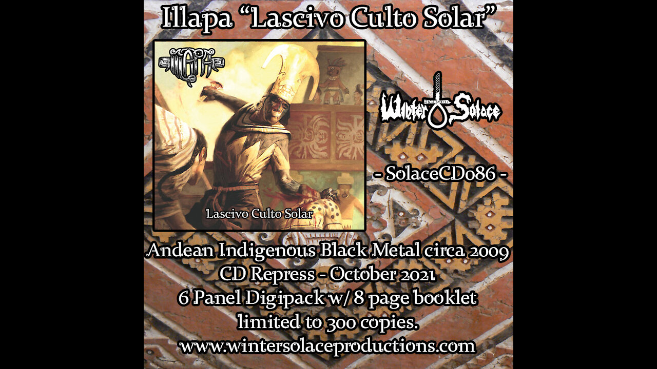 Illapa "Blood & Coca for Our Warmaster"